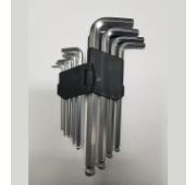 Набор ключей шестигранных 1,5-10мм с шаром HG211 Cr-V БМ 17022